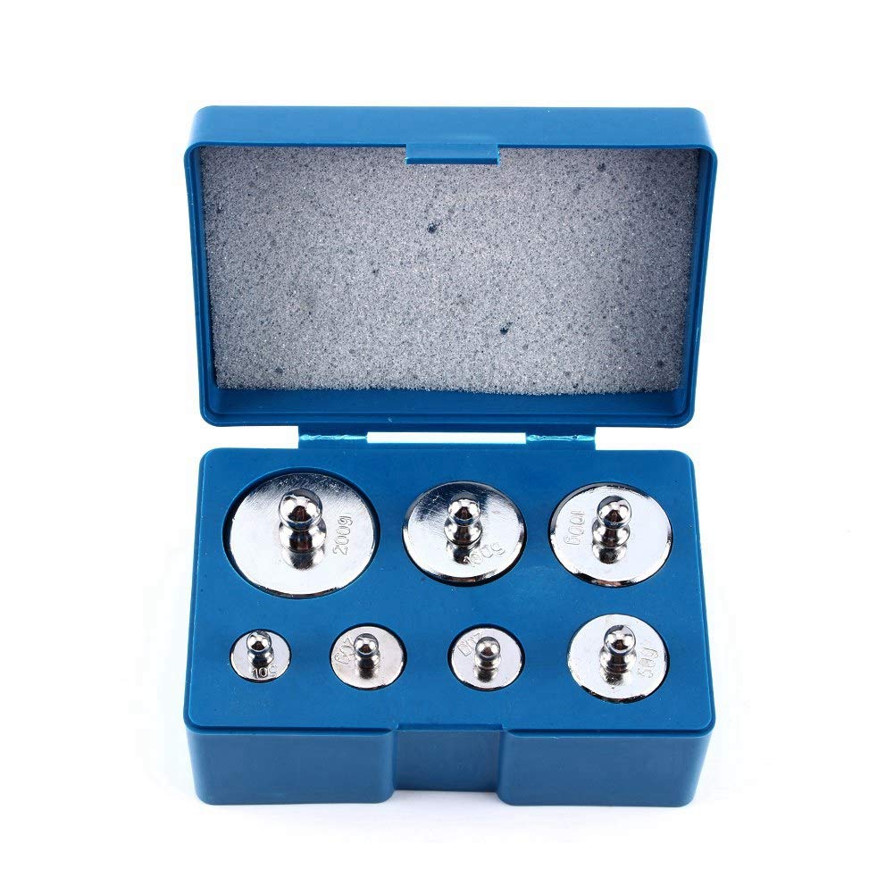  [AUSTRALIA] - Calibration Weight Set, 7pcs/set 500G Precision Calibration Weight Kit Class M2 Jewelry Scales with Weight Tweezers for Calibration Weights