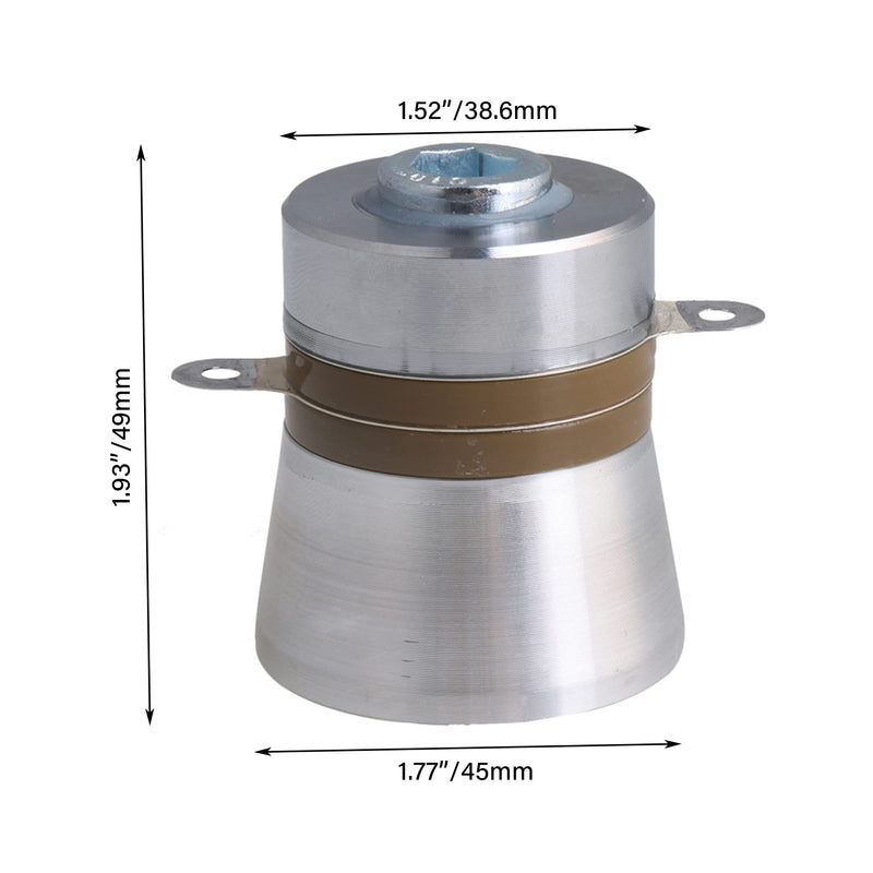  [AUSTRALIA] - BQLZR Al. High Conversion Efficiency 60W 40KHz Ultrasonic Piezoelectric Transducer Silver