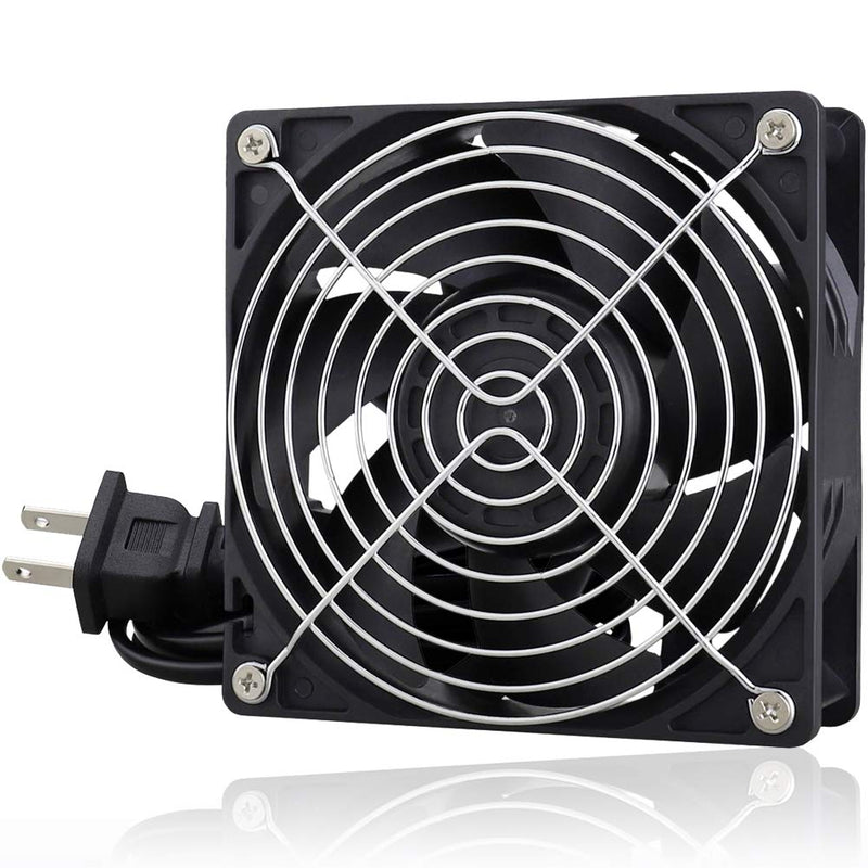  [AUSTRALIA] - GDSTIME EC Cooling Fan, 120mm Fan, 120mm 38mm AC 110V 115V 120V 220V 240V, Dual Ball Bearing