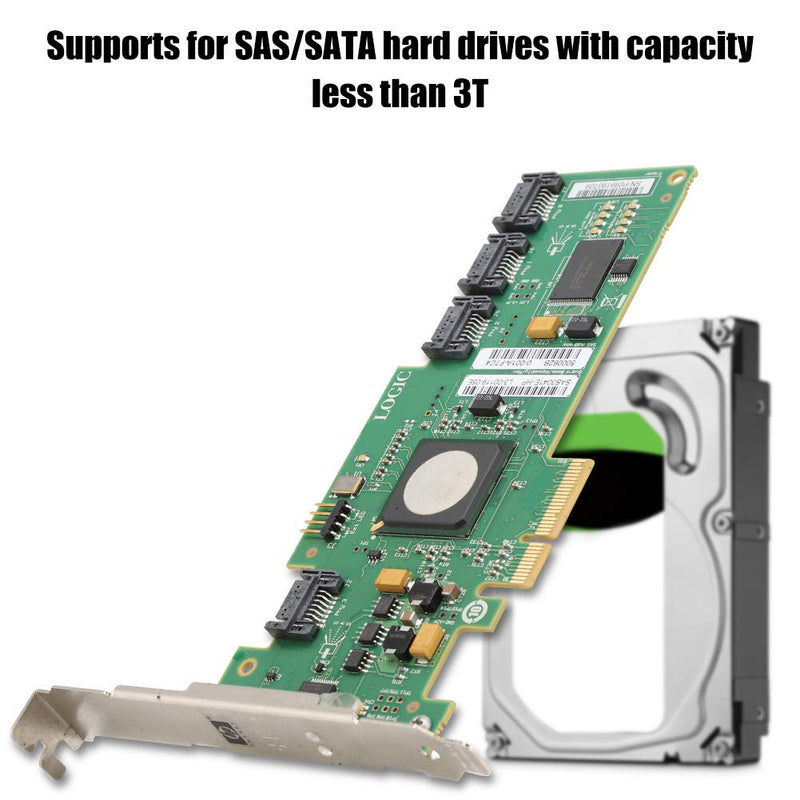  [AUSTRALIA] - Archuu, LSI SAS3041E-HP4-port SAS Card Array Card for LSI SAS3041E B3 Chip 3gbs 4-Port for SASRAID Controller 433906-001