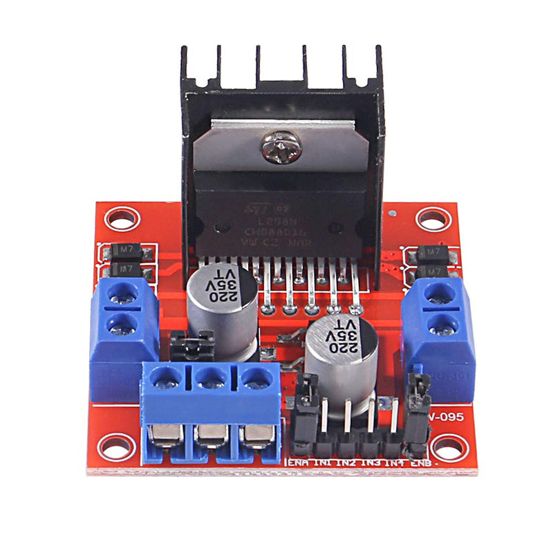  [AUSTRALIA] - ALMOCN 5PCS L298N Motor Drive Controller Board Stepper Motor Control DC Dual H-Bridge Module for Arduino Smart Car MEGA R3 Mega2560