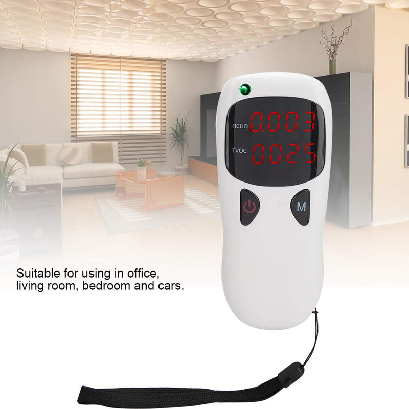  [AUSTRALIA] - Formaldehyde Tester, Indoor Air Quality Pollution Monitoring, TVOC Volatile Organic Gas Compound Test Indoor for Home Office and Various Occasions