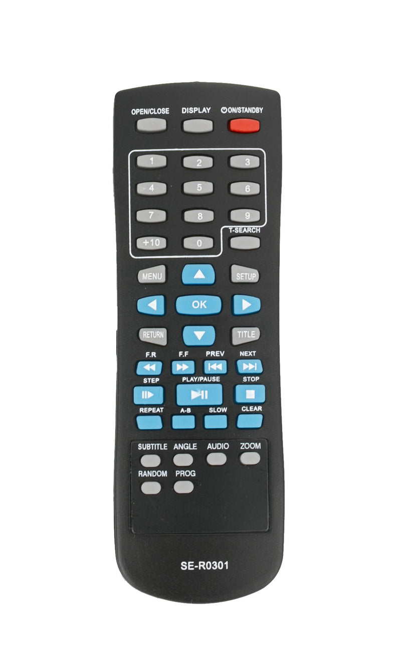 SE-R0301 Replace Remote Control SER0301 fit for Toshiba DVD Player SD-4100 SD-4200 SD-4200KC SD-4200KU SD-K790KU SD-4100KU SD-4300 SD-4300KU SD-K780KU SD-K780 SD-3300KU SD-4100KU2 - LeoForward Australia