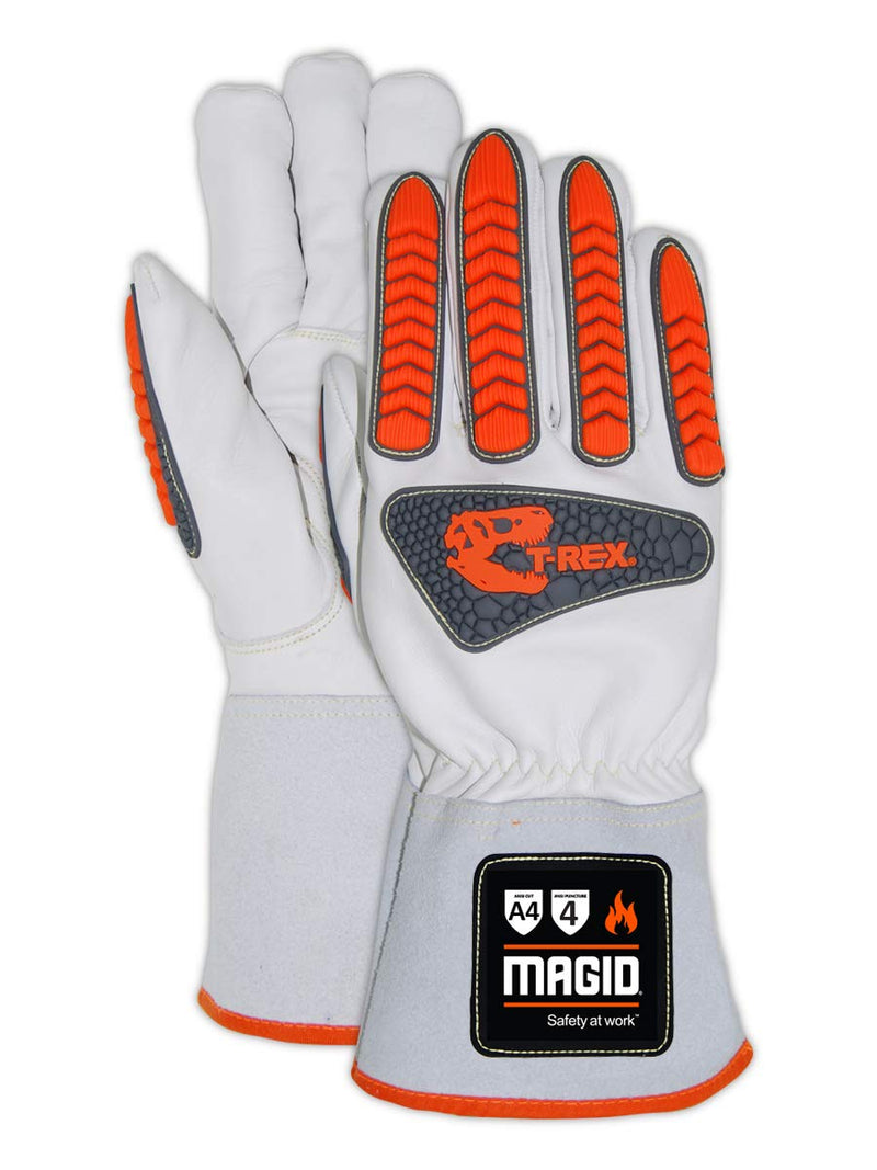  [AUSTRALIA] - MAGID TRX848XXXXL Inferno Series | Flame/Heat Resistant Impact Welder's Gloves, Size 13/XXXXL, (1 Pair)