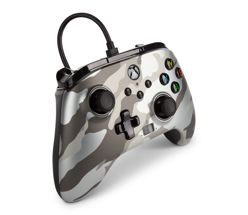  [AUSTRALIA] - PowerA Enhanced Wired Controller for Xbox Series X|S - Metallic Arctic Camo, gamepad, wired video game controller, gaming controller, Xbox Series X|S