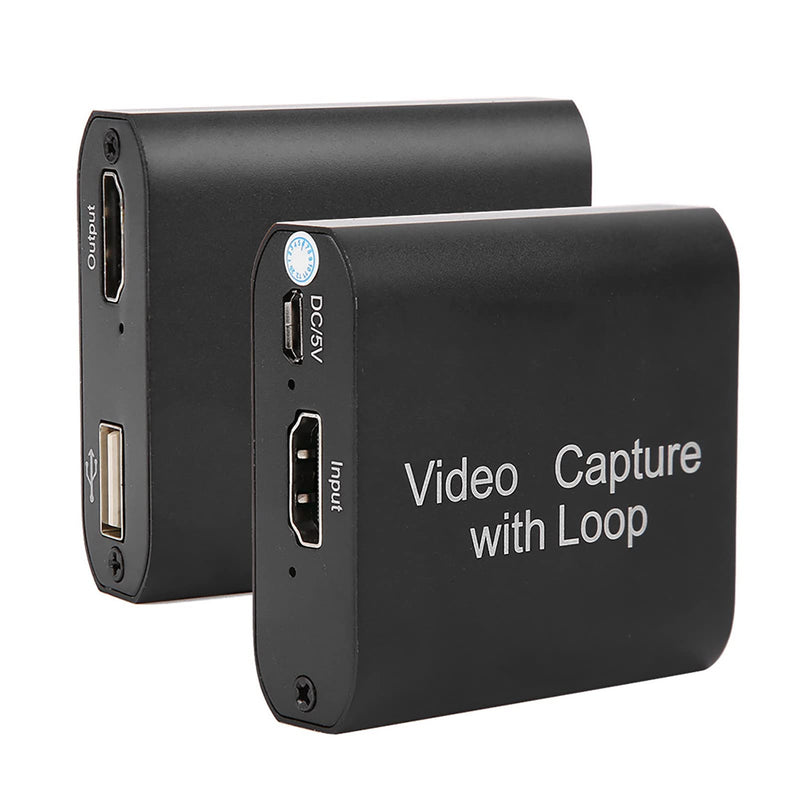  [AUSTRALIA] - Video Capture Card, HDMI Video Capture HD Live USB to HDMI with Loop Out Capture Card