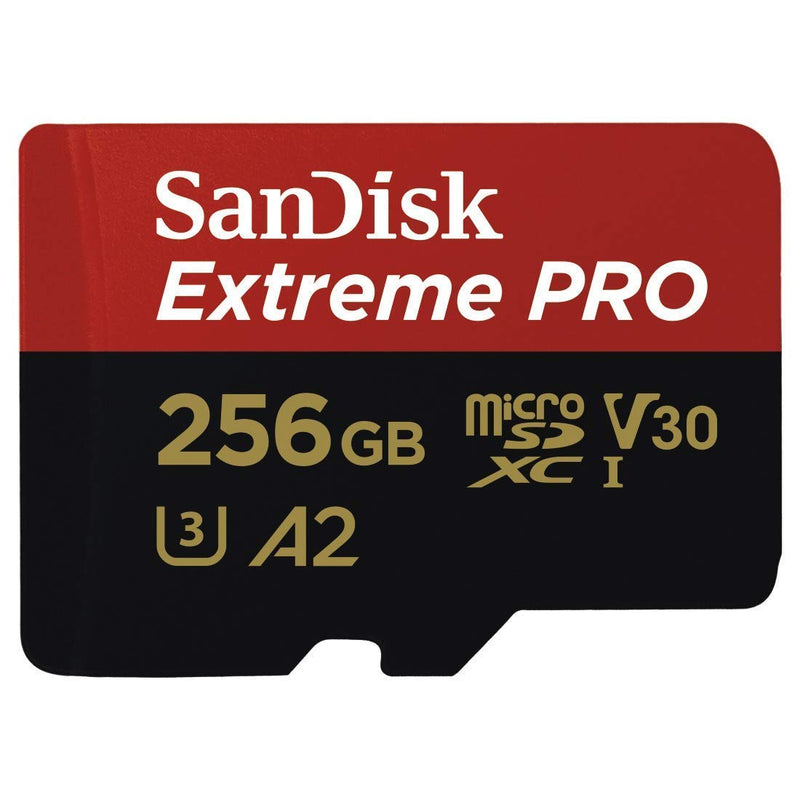  [AUSTRALIA] - SanDisk 256GB Micro SDXC Extreme Pro Memory Card Works with GoPro Hero 7 Black, Silver, Hero7 White UHS-1 U3 A2 Bundle with (1) Everything But Stromboli 3.0 Micro/SD Card Reader