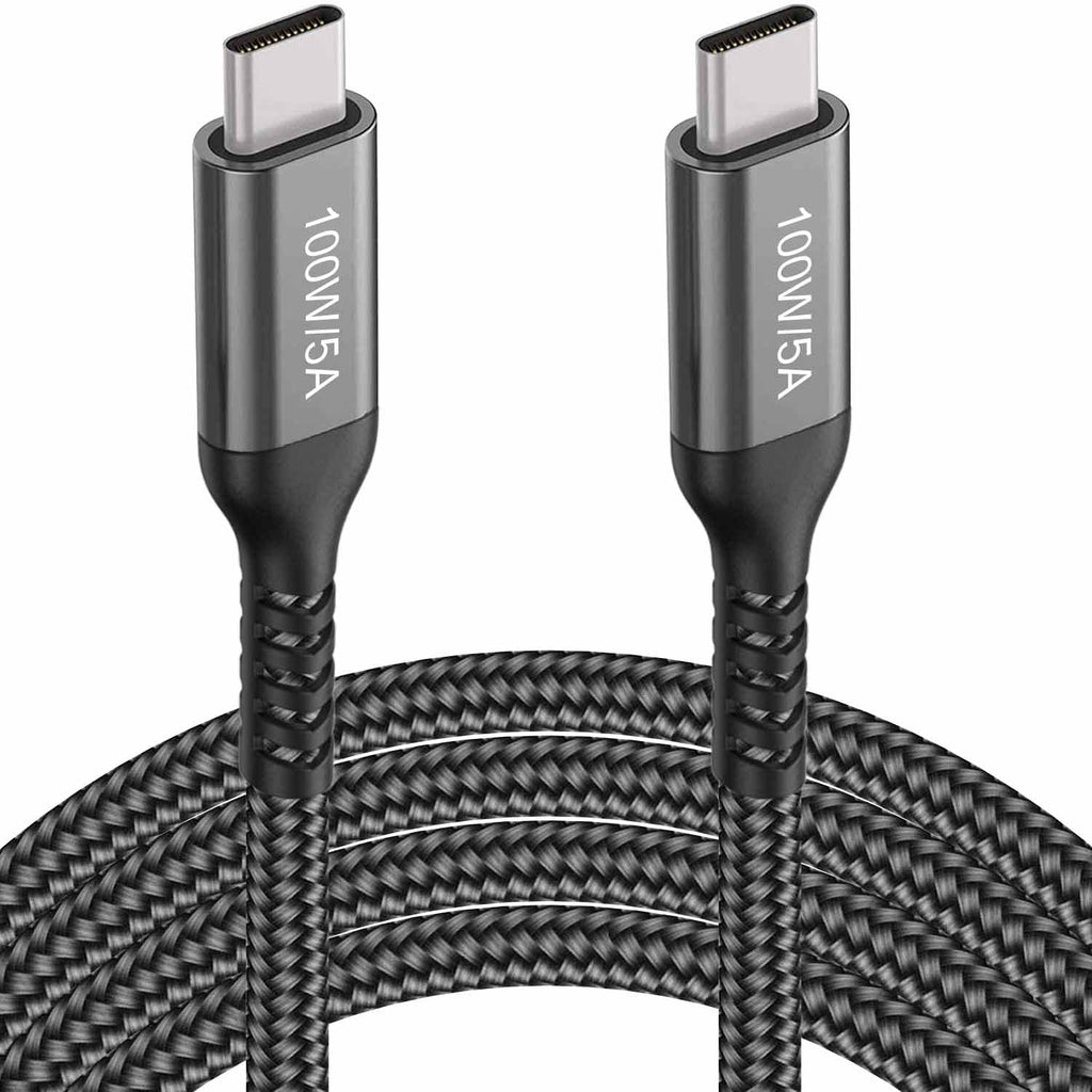  [AUSTRALIA] - 10FT USB C to USB C Cable,100W/5A,Type C Fast Charging,PD Charger Cord for MacBook Air/Pro,iMac,iPro Pro/Air,Samsung Galaxy Note 20 10 S20,OnePlus 8T,Google Pixel 5/4a/4/3 XL,Switch,Asus Dell Laptop 10FT