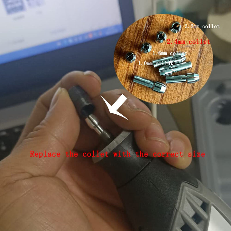  [AUSTRALIA] - Luo ke 10 Pcs Mini Cup Shape Diamond Mounted Grinding Head Burrs for Rotary Tools Includes Dremel with 2.35 MM Mandrel