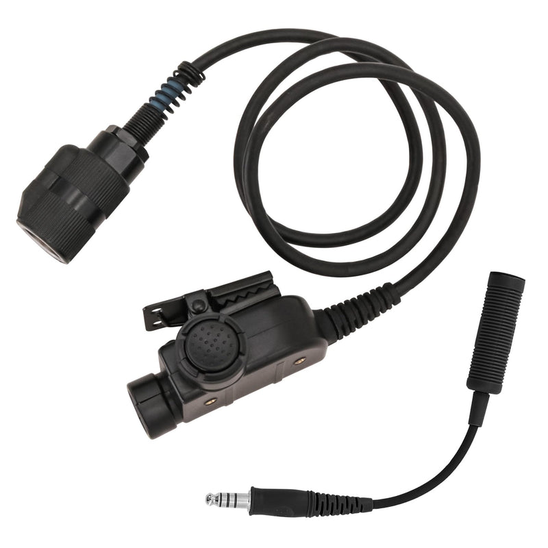  [AUSTRALIA] - TSVISIONCORE U94 PTT 6pin Connector comes with military adapter plug MBITR/PRC 152/117 etc.