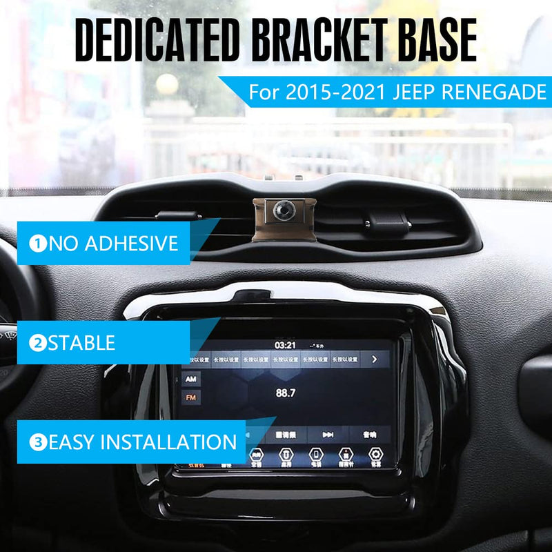  [AUSTRALIA] - CARFIB for Jeep Renegade Accessories Car Phone Holder Mount Magnetic Magnet 20115 2016 2017 2018 2019 2020 2021 Cell Phone for iPhone Samsung HTC Air Vent Dedicated