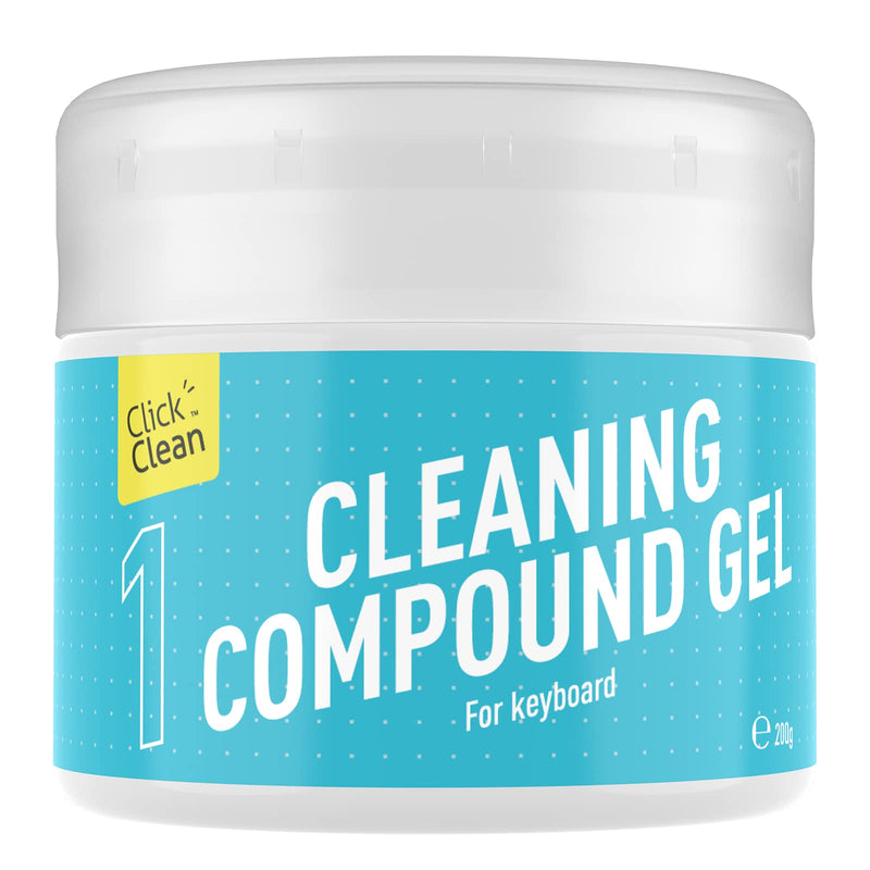  [AUSTRALIA] - CLICK CLEAN Keyboard Cleaning Gel, 7oz Universal Cleaning Gel for Keyboards Electronics Cleaner Dust Cleaning Gel for Car, Laptop, Keyboard, Air Vents