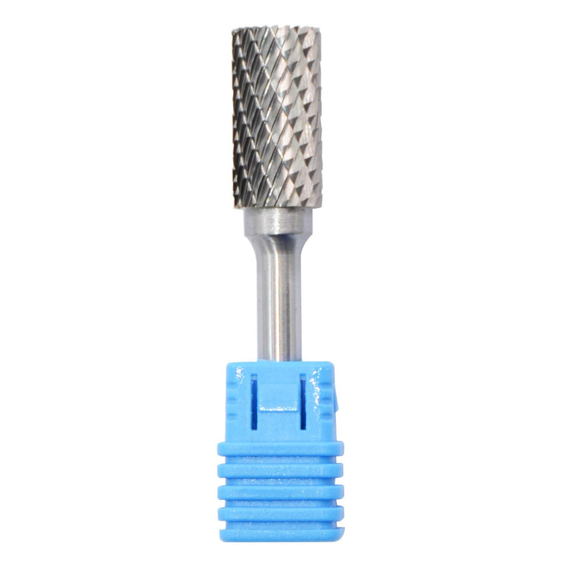 SB-5 Tungsten Carbide Burr Rotary File Cylinder Shape Double Cut with 1/4''Shank for Die Grinder Drill Bit - LeoForward Australia