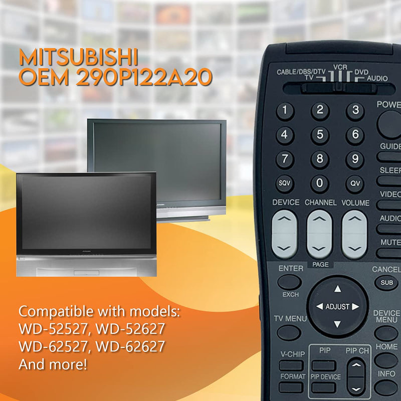 Mitsubishi TV Remote Control 290P122020 - LeoForward Australia