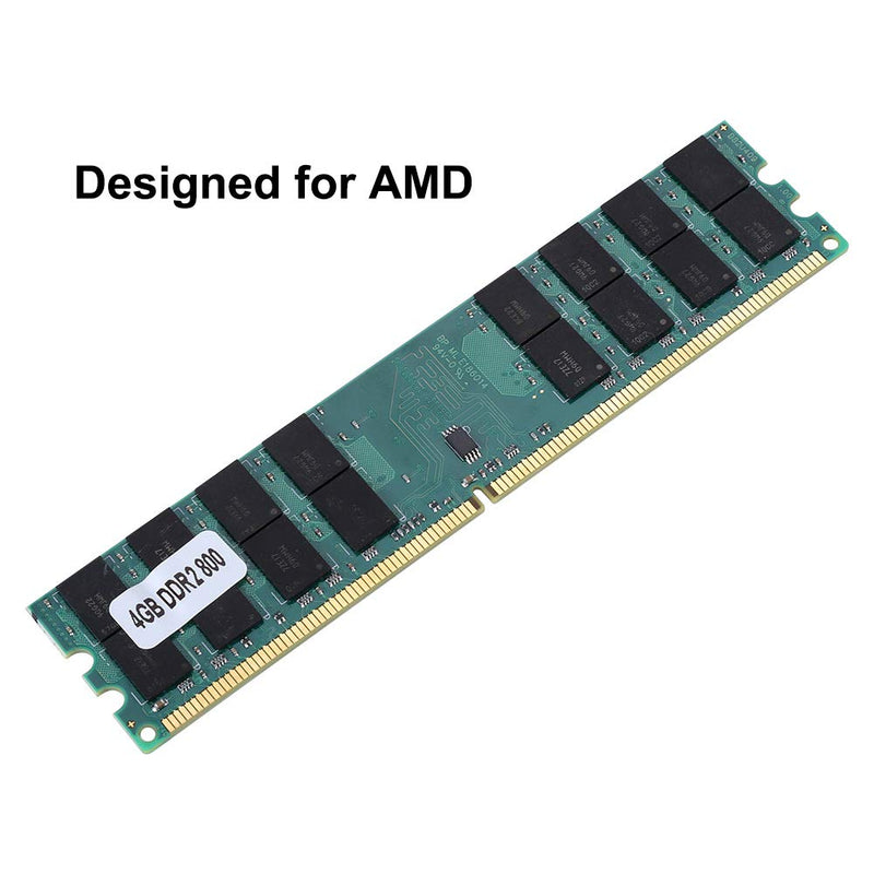  [AUSTRALIA] - 4GB DDR2 Memory Module, 4GB RAM Large Capacity 800MHz Fast Data Transmission Desktop Computer Memory Module for AMD