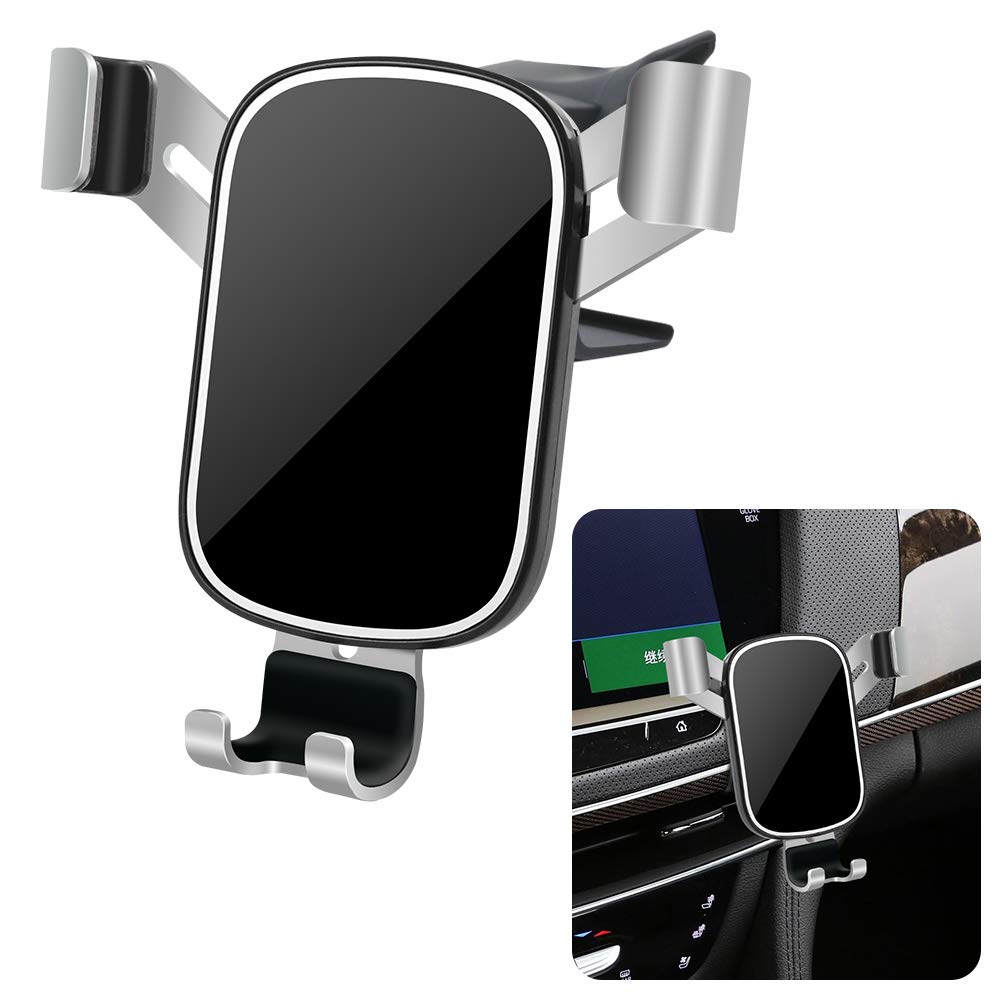  [AUSTRALIA] - LUNQIN Car Phone Holder for 2016-2021 Cadillac CT6 [Big Phones with Case Friendly] Auto Accessories Navigation Bracket Interior Decoration Mobile Cell Mirror Phone Mount