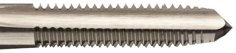 Union Butterfield 1572(UNF) High-Speed Steel Hand Tap, Screw Thread Insert, Uncoated (Bright) Finish, Round Shank with Square End, Bottoming Chamfer, 10-32 Thread Size #10-32 Thread Size, 1010444 Bottoming Chamfer,Round Shank - LeoForward Australia