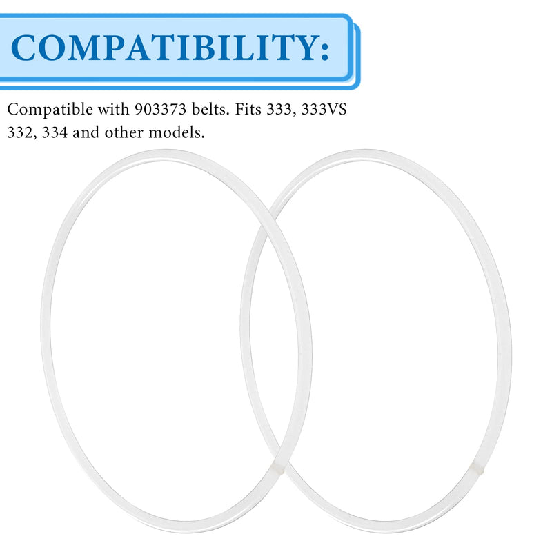  [AUSTRALIA] - 903373 Sander Belt Etotel Power Cable Belt - Replacement N372461/N430442 for Porter Belt DeWalt Sander Belt DCW210 DWE6420 DWE6421 DWE6423K - 2 Packs 2 pack