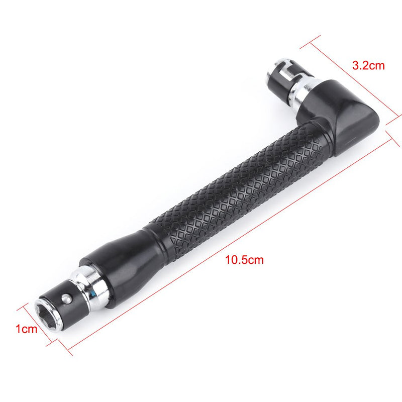 L-Shape 1/4 Inch Hex Socket Wrench Double Head 90 Degree Right Angle Screwdriver Bits Hand Tool - LeoForward Australia