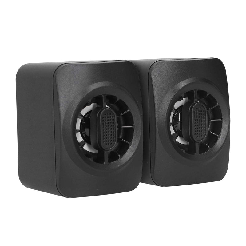  [AUSTRALIA] - Lazmin112 Portable Mini RGB Speaker, USB Powered 3.5mm Wired Subwoofer, 2pcs 3W Loudspeaker for PC Laptop Desktop DVDs TVs Smart Phones