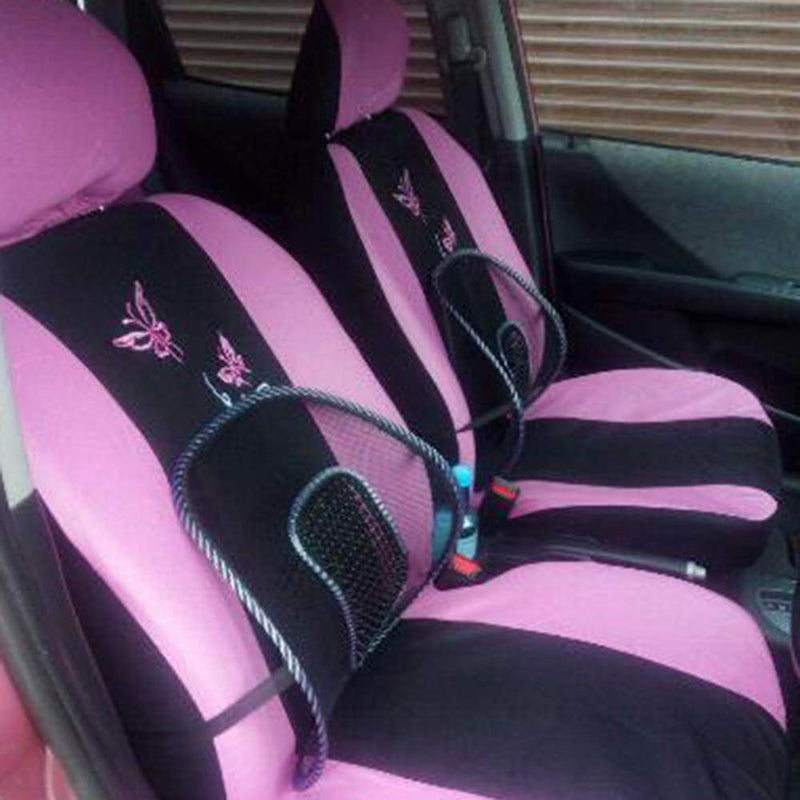  [AUSTRALIA] - Universal Butterfly Car Seat Covers Set Full Set Auto Seat Protectors Cover Car Interior Accessories Fit Most Vehicle