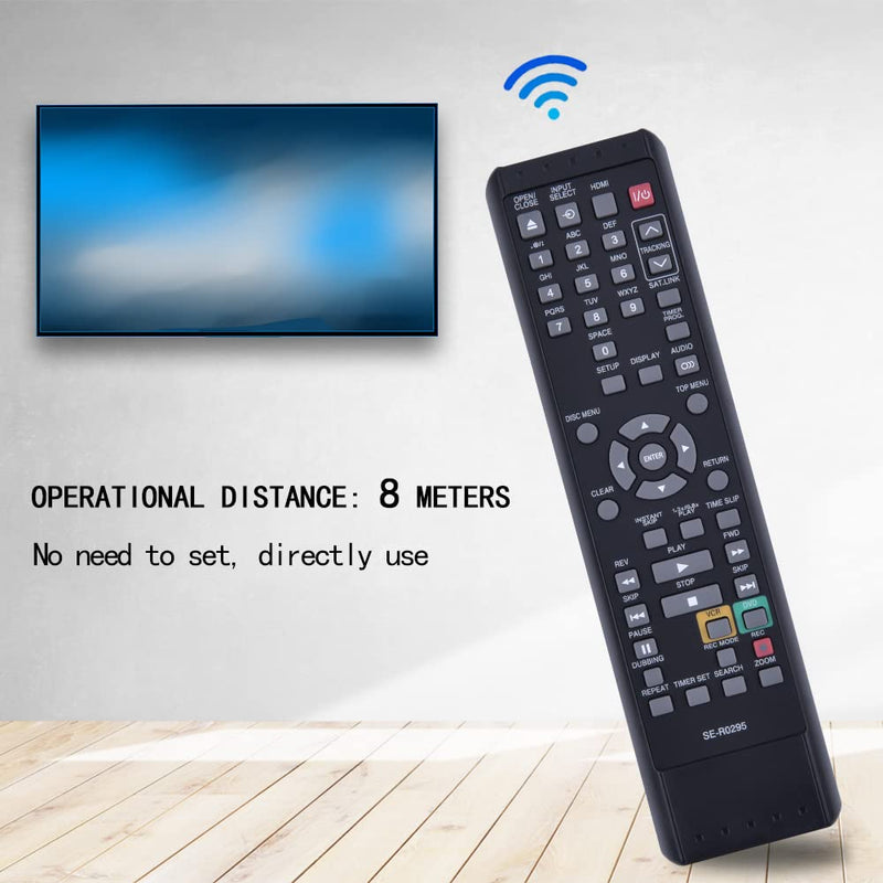  [AUSTRALIA] - SE-R0295 Replaced Remote Control Compatible for Toshiba DVD/VCR Video Recorder DVR620KU D-VR620KU D-VR620 DKVR60KU D-VR610KU DVR610KU D-VR610 DKVR20U