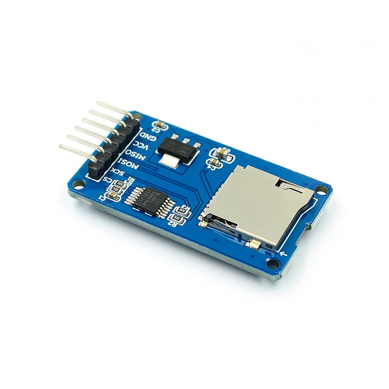  [AUSTRALIA] - 5 Pack Micro SD TF Card Adater Reader Module 6Pin SPI Interface Driver Module with chip Level Conversion for Arduino UNO R3 MEGA 2560 Due