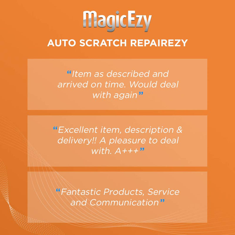 MagicEzy Auto Scratch RepairEzy - Touch- Up Car Scratch, Chips or Scrapes on Your Car, Motorcycle, Trucks Without The Mess - No Need for Factory Color Match - Easy Repairs - Gray Metallic Kit - LeoForward Australia