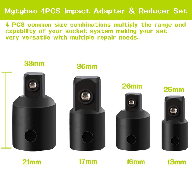  [AUSTRALIA] - 【2020 NEW 】12pcs Drill Socket Adapter and Reducer Set, Extension Set Turns Power Drill Into High Speed Nut Driver. 1/4", 3/8", and 1/2" Drive …