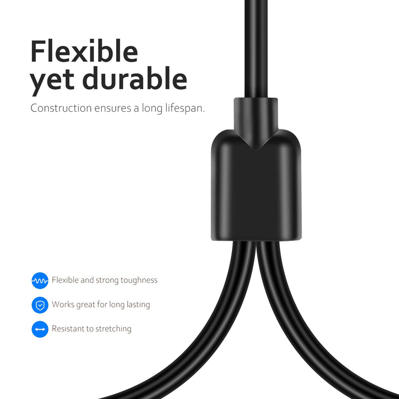  [AUSTRALIA] - Neewer XLR Splitter Male to 2 Female Cable, Dual Female XLR to Male XLR Mic Combiner Y Cord Balanced Microphone Splitter Cable (3-Pin 2 Female to 1 Male) — 1.6 Feet