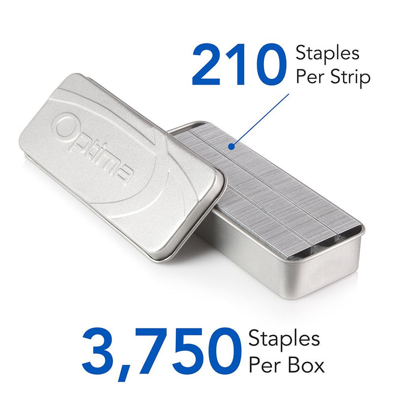  [AUSTRALIA] - Swingline Staples, Optima, Premium, 1/4" Length, Jam Free Staples for Swingline Stapler Heavy Duty, Perfect for Home Office Supplies & Desktop, 40 Sheet Capacity, 210/Strip, 3750/Box, 1 Pack (35556) 1/4"