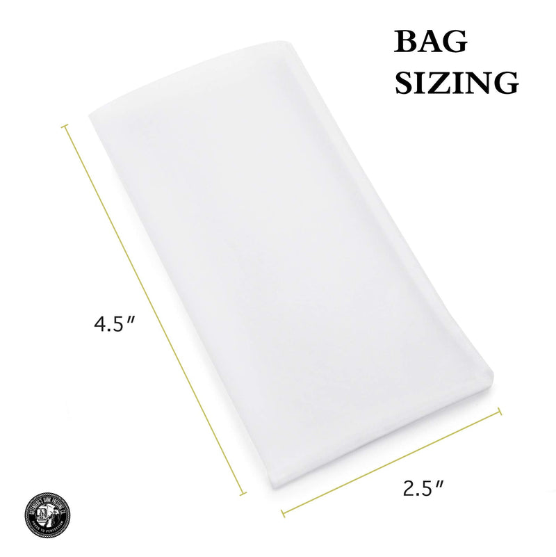  [AUSTRALIA] - Gutenberg's Dank Pressing Co 2.5x4.5 inch premium rosin bags 25-50 Packs | rosin press bags | dab press nylon micron bags | All Micron Sizes (25-Pack, 90 Micron) 25-Pack