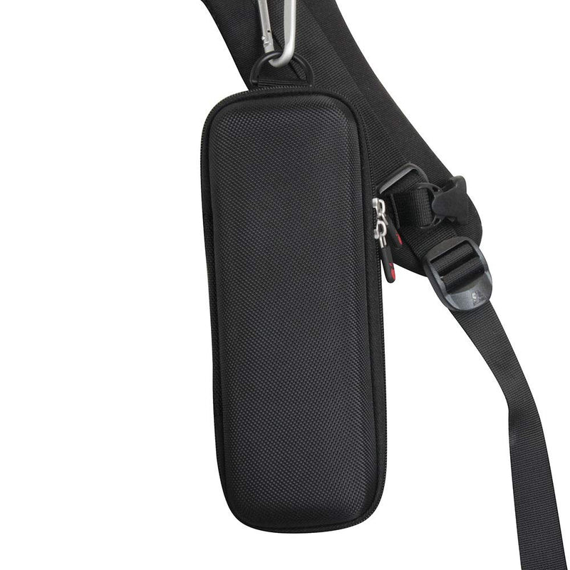 Hermitshell Travel Case Fits DOSS E-go II Portable Bluetooth Speaker (Black+Orange) Black+Orange - LeoForward Australia