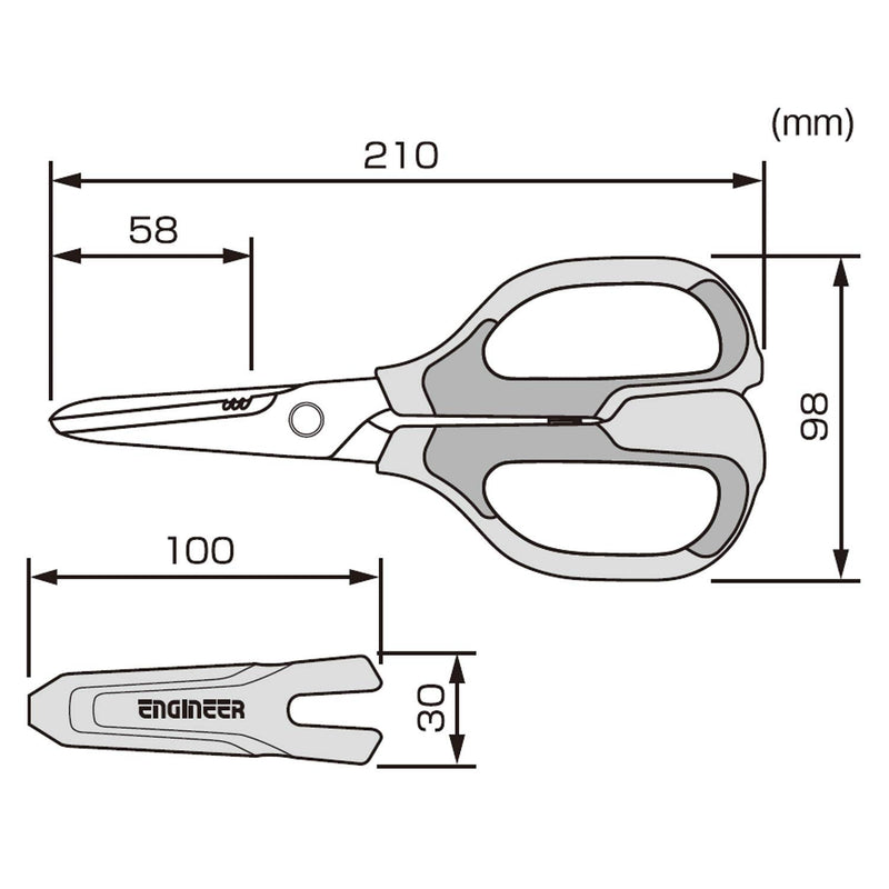  [AUSTRALIA] - Engineer PH-57 Best Combination Professional Grade Japanese Stainless Steel Scissors (Green) Green