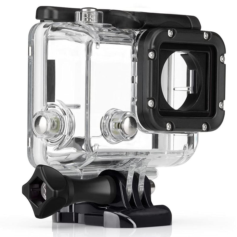  [AUSTRALIA] - FitStill Replacement Dive Housing Case Waterproof Housing for HERO4, HERO3+ and HERO3 Waterproof Case for Hero 4/3+/3