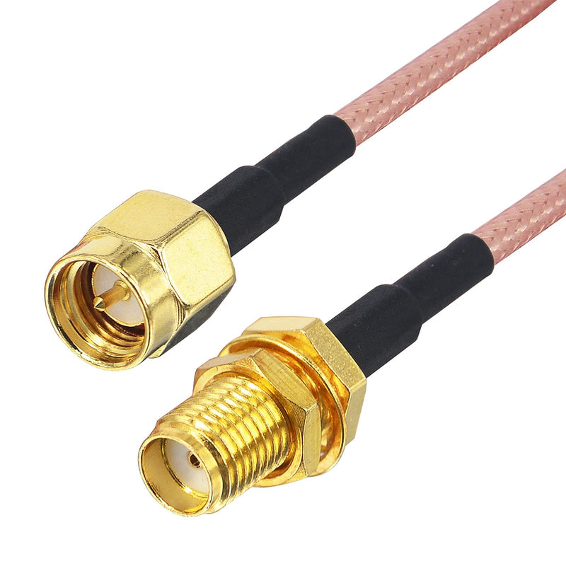 YOTENKO SMA Male to SMA Female RF Connector RG 316 WiFi Antenna Extension Cable 2M - LeoForward Australia