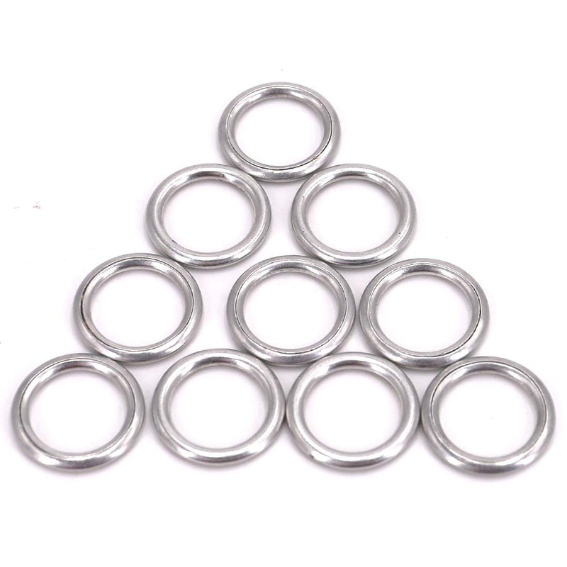 UTSAUTO Oil Drain Plug Gaskets Crush Washers Seals Rings for A3 A4 A5 A6 A7 A8 Q3 Q5 Q7 TT RS7 VW Jetta Passat Tiguan Golf CC Part # N0138157 10 Pack 10Pcs - LeoForward Australia