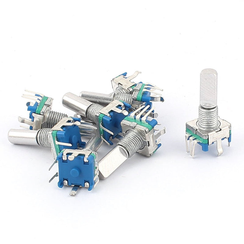  [AUSTRALIA] - uxcell 7 Pcs D Shaft 20 Points 360 Degree Rotary Encoder Switch, 6 mm