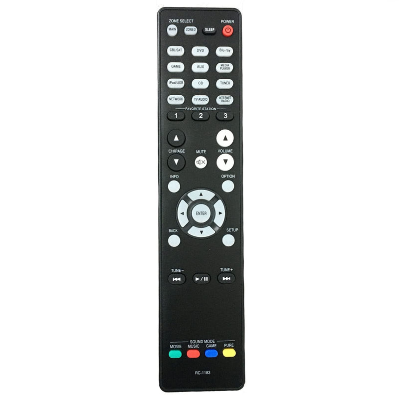  [AUSTRALIA] - Universal Replacement Remote Control Compatible for Denon AVR2313CI RC1181 30701014000AD RC-1183 AVR2113CI Home Theater AV Receiver System