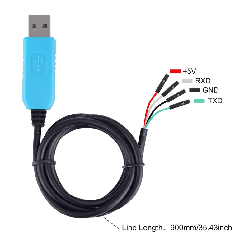  [AUSTRALIA] - 3Pack PL2303TA USB to TTL Serial Cable Debug Console Cable for Raspberry Pi