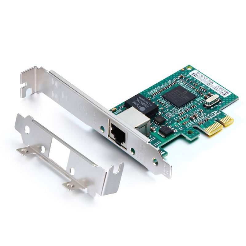  [AUSTRALIA] - 1.25G Gigabit Ethernet Converged Network Card (NIC), with Broadcom BCM5751 chip, Single RJ45 Ports, PCI Express X1, Compare to Broadcom BCM5751-T1 Compare to BCM5751(1×RJ45)