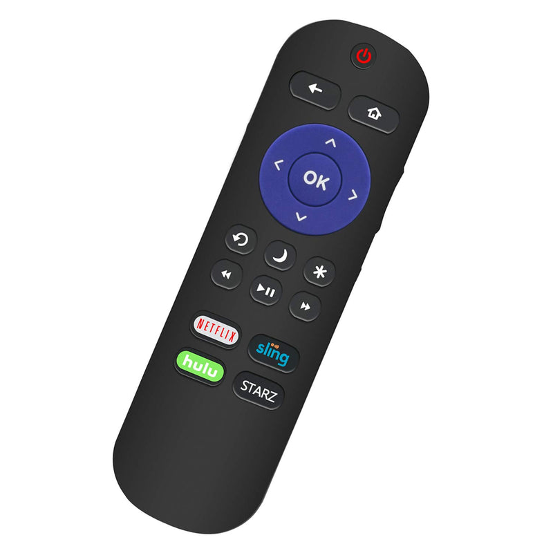 LC-RCRUS-18 Replace Remote Control fit for Sharp Roku TV LC-32LB591U LC-65LBU591U LC-43LBU591U LC-50LBU591U LC-55LBU591U with Netflix Sling Hulu Starz Shortcut APP Key - LeoForward Australia