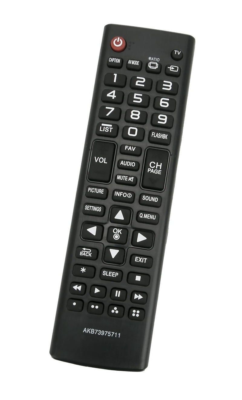 New AKB73975711 Replace Remote fit for LG TV 22LY340C 29LY340C 32LB520B 32LB520BUB 32LB520B-UB 32LB550B 32LB550BUC 32LB550B-UC 32LB5600 32LB5600UH 32LB5600-UH 32LB560B 32LB560BUH 32LB560B-UH 32LF500B - LeoForward Australia