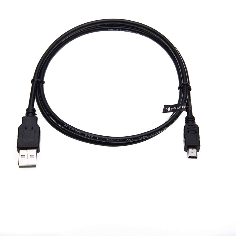  [AUSTRALIA] - Mini USB & Data Sync Cable Compatible with Garmin Nuvi 1490TV / 1490LMT / 2585TV / 2589LM / 2597LM / 2597LMT / 2598LMT-D / 2599LMT-D / 2659LM, Garmin VIBR/VIRB Elite/VIRB X GPS Navigation 1.6ft