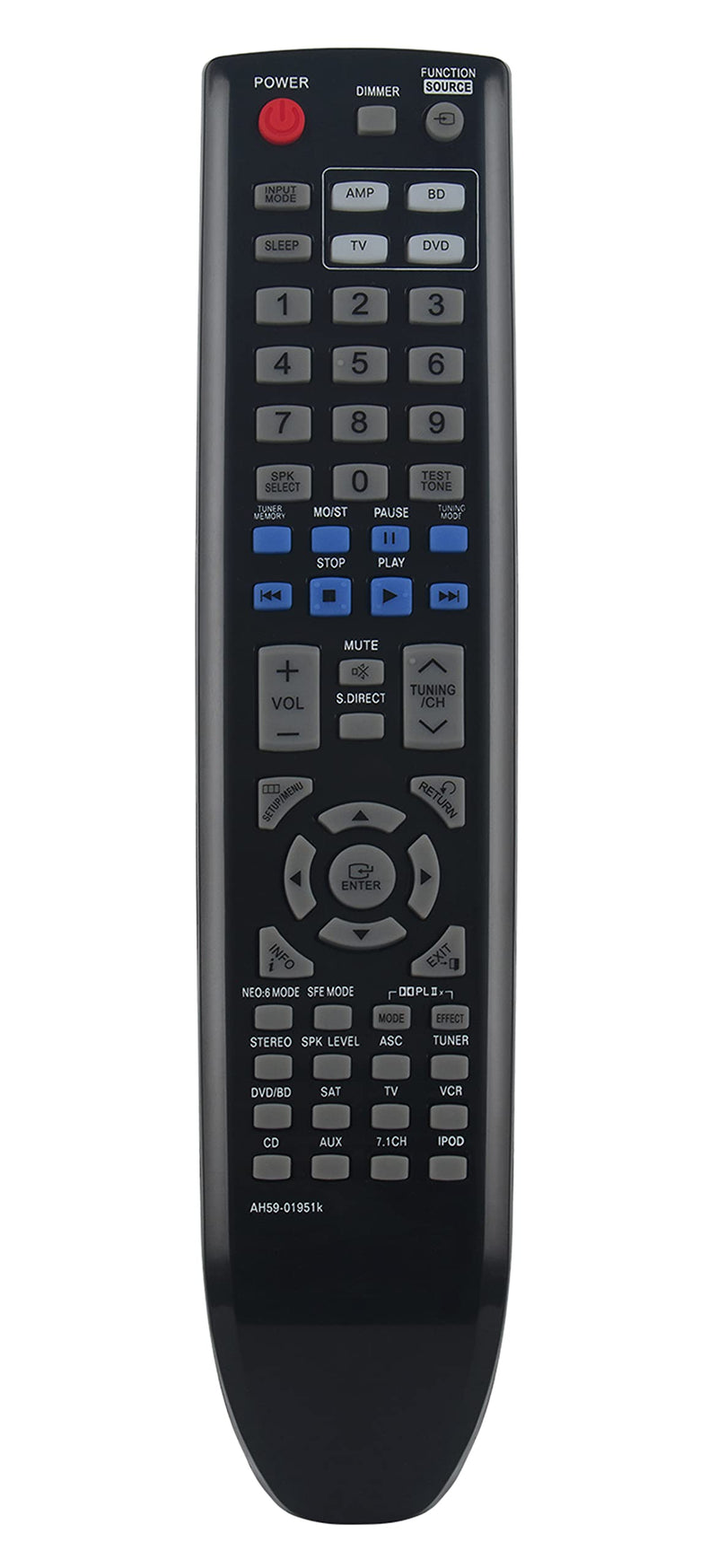  [AUSTRALIA] - AH59-01951K Replaced Remote fit for Samsung AV Receiver HT-AS730S HT-AS730ST HT-AS730 Home Theater Audio