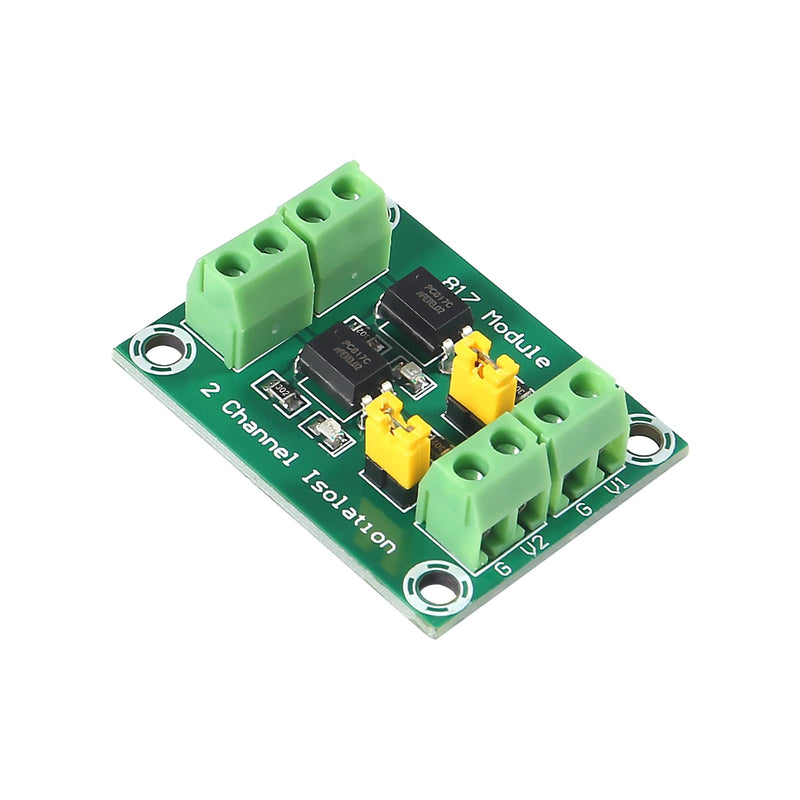  [AUSTRALIA] - Alinan 8pcs 2CH Optocoupler PC817 2 Channel Isolation Board Voltage Converter Adapter Module 3.6-30V Driver Photoelectric Isolated Module 8