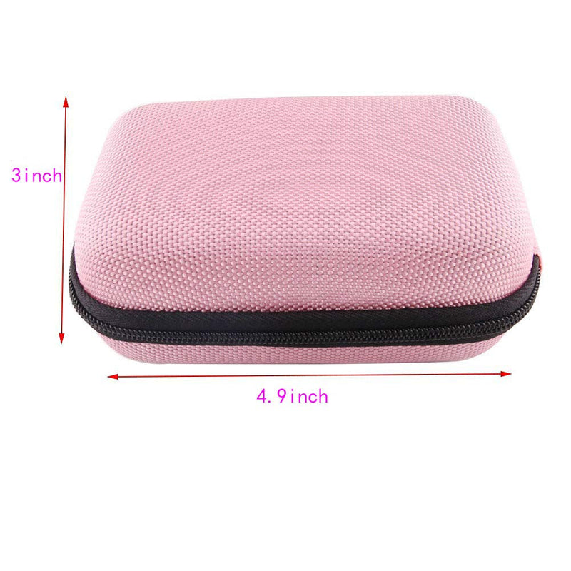  [AUSTRALIA] - WERJIA Hard Carrying Case Compatible with Canon PowerShot SX720 SX620 SX730 SX740 G7X Digital Camera (Pink) Pink