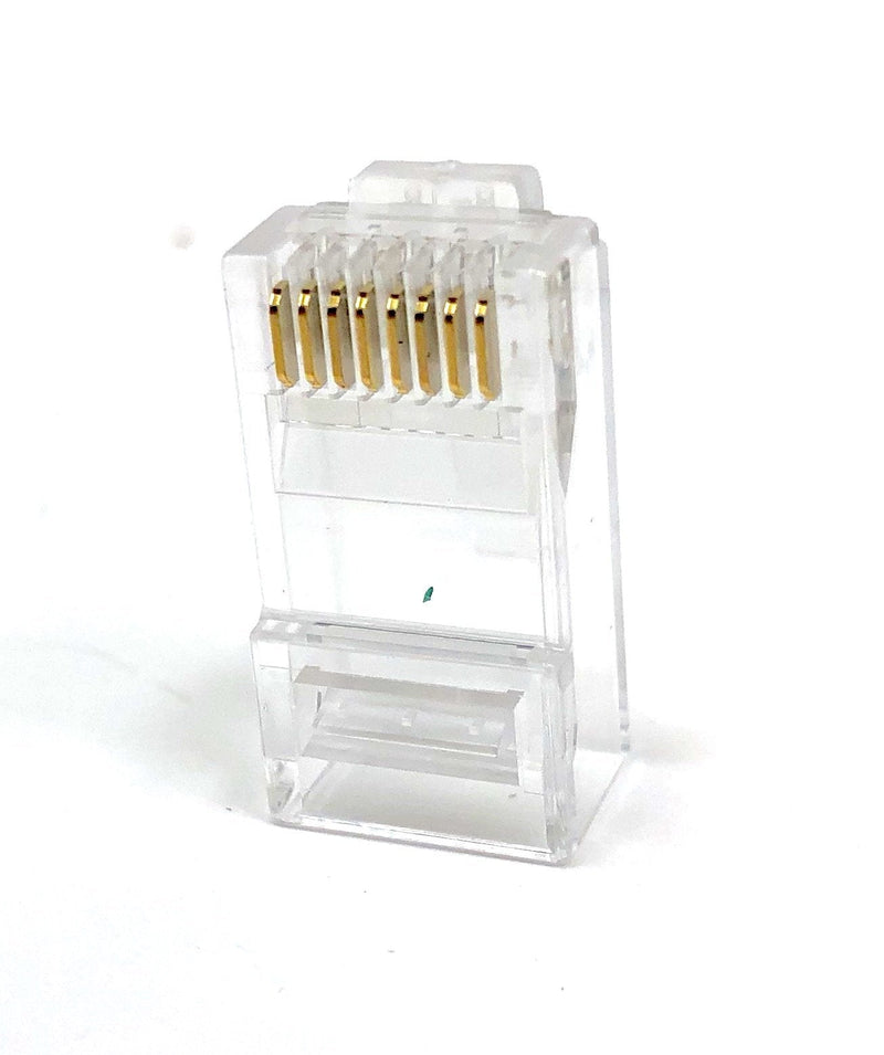  [AUSTRALIA] - Micro Connectors, Inc. 100 Pack CAT6 RJ45 Modular Connector Plugs with Load Bar (C20-088L6-100)