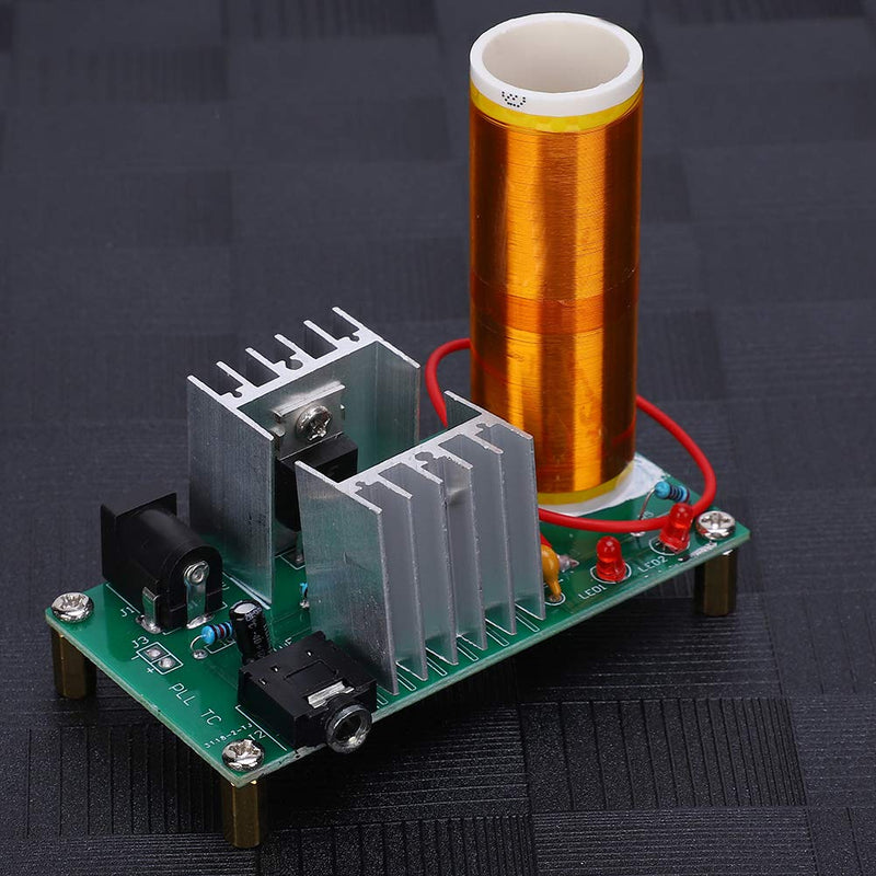  [AUSTRALIA] - Tesla Coil Module DIY Mini Assembly Plasma Speaker Electronics Kit 15W Scientific Experiment DC 15-24V 2A