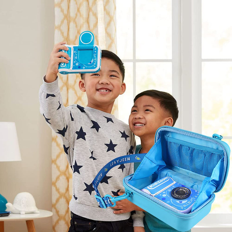  [AUSTRALIA] - Leayjeen Kids Camera Case Compatible with Kidizoom Print Camera, Creator Cam and Printcam Printer Camera Accessories Includes (Case Only) (Blue)